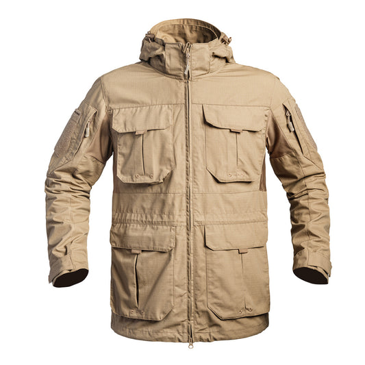 VESTE LONGUE DE COMBAT FIGHTER TAN