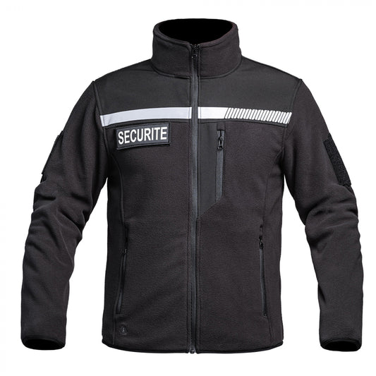 Veste polaire Sécu-One sécurité HV-TAPE noir