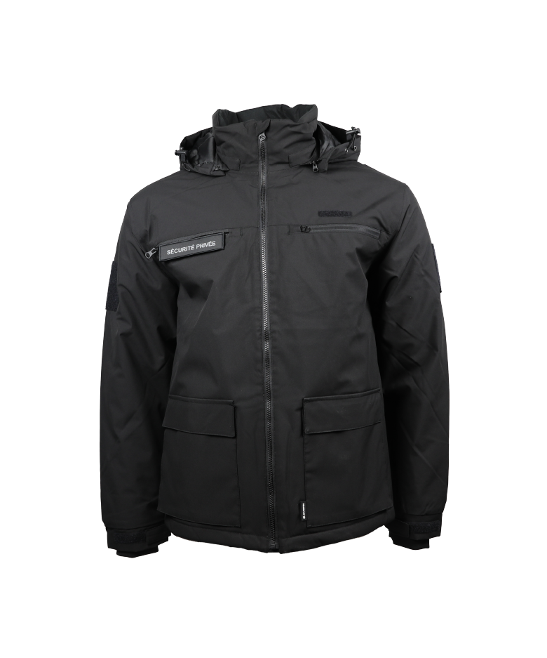 BLOUSON SÉCURITÉ PRIVÉE NOIR GK SAFETEK