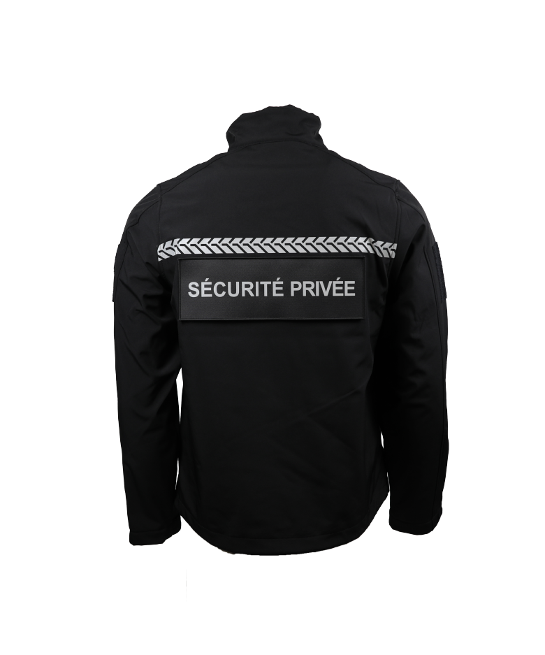 SOFTSHELL SECURITE PRIVEE AVEC BANDES HV – GK