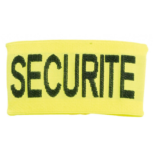 Brassard jaune de sécurité