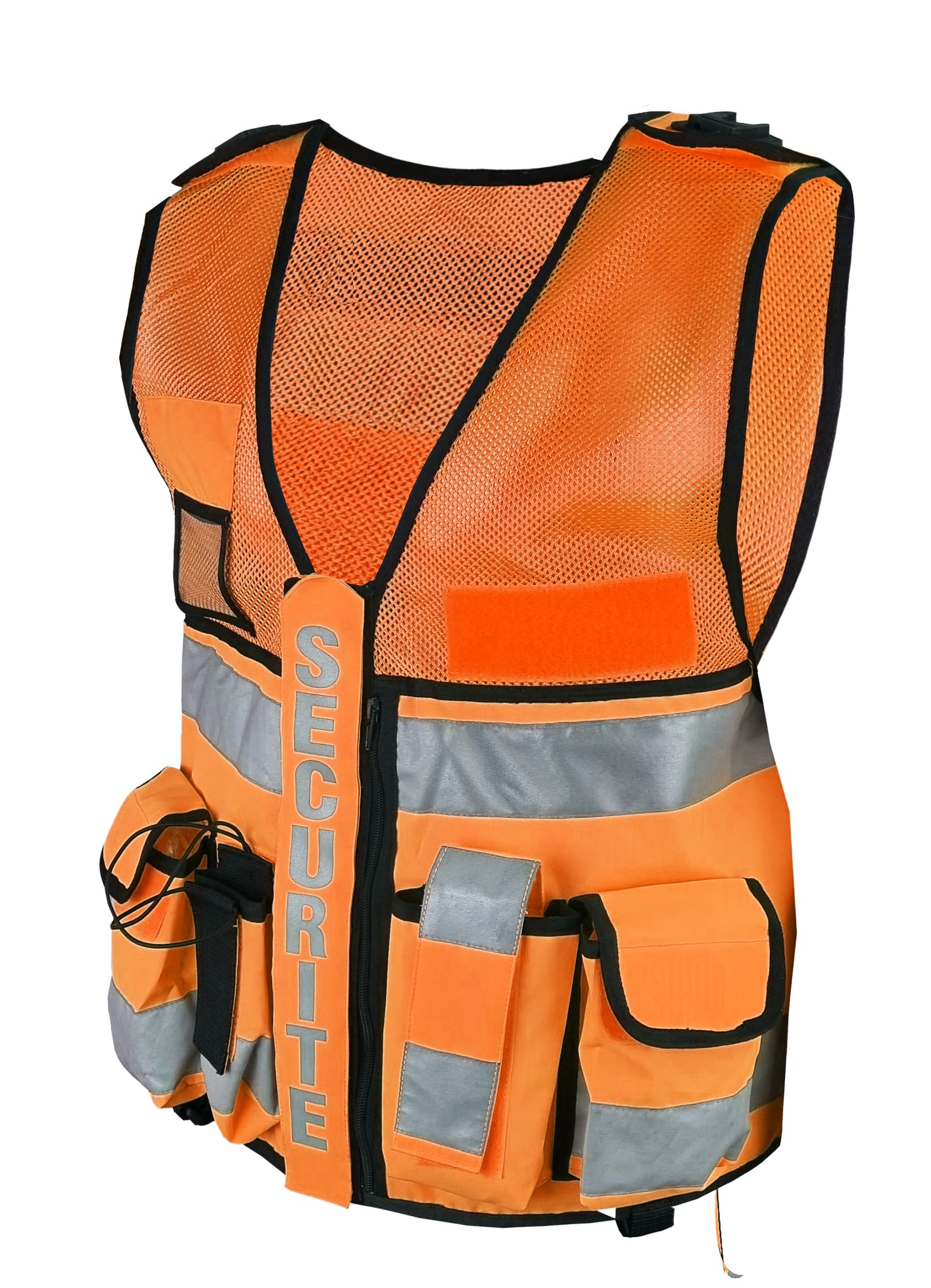Gilet de sécurité RefleXWear de Degil Safety, orange fluo, taille unique,  fermeture autoaggripante 7825301RET
