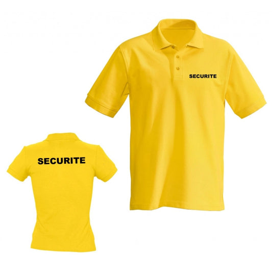 Polo jaune de sécurité