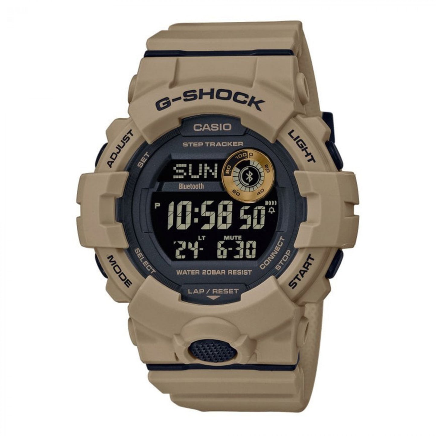 Image de la montre gshock gsquad beige