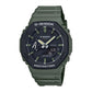 Image d'une montre g-shock militaire de couleur verte
