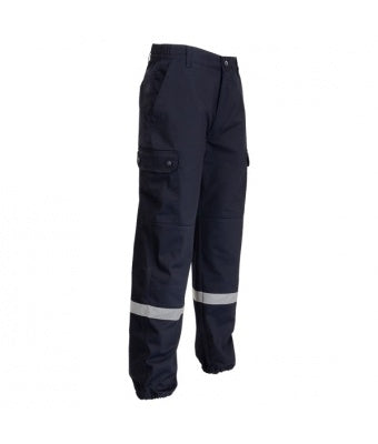 Image mi profil du pantalon bleu marine de securité incendie SSIAP