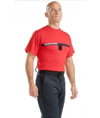 T-shirt de sécurité incendie rouge (SSIAP)